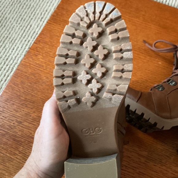 GBG LOS ANGELES Brown with faux wool lined healed boot size 7.5 🆕  NWOT - Picture 10 of 10